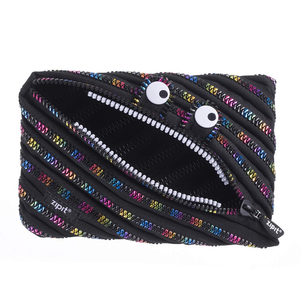 ZIPIT Monster Large Pencil Case for Kids, Cute Pencil Pouch for Boys & Girls, Black - image 1 of 9
