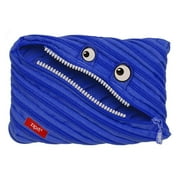 ZIPIT Monster Large Pencil Case, Blue Pencil Pouch