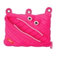 thumbnail image 1 of ZIPIT Monster Pencil Case | 3-Ring Binder Pencil Pouch (Pink), 1 of 8