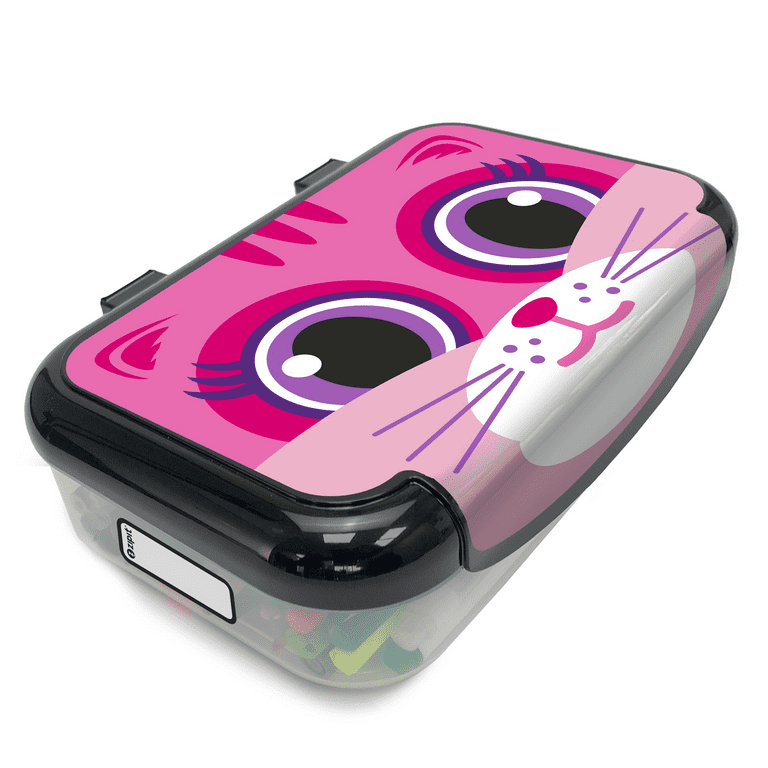 ZIPIT New Recycled Plastic Pencil Box, Pink Cat - Walmart.com ZIPIT New Recycled Plastic Pencil Box, Pink Cat - Walmart.com