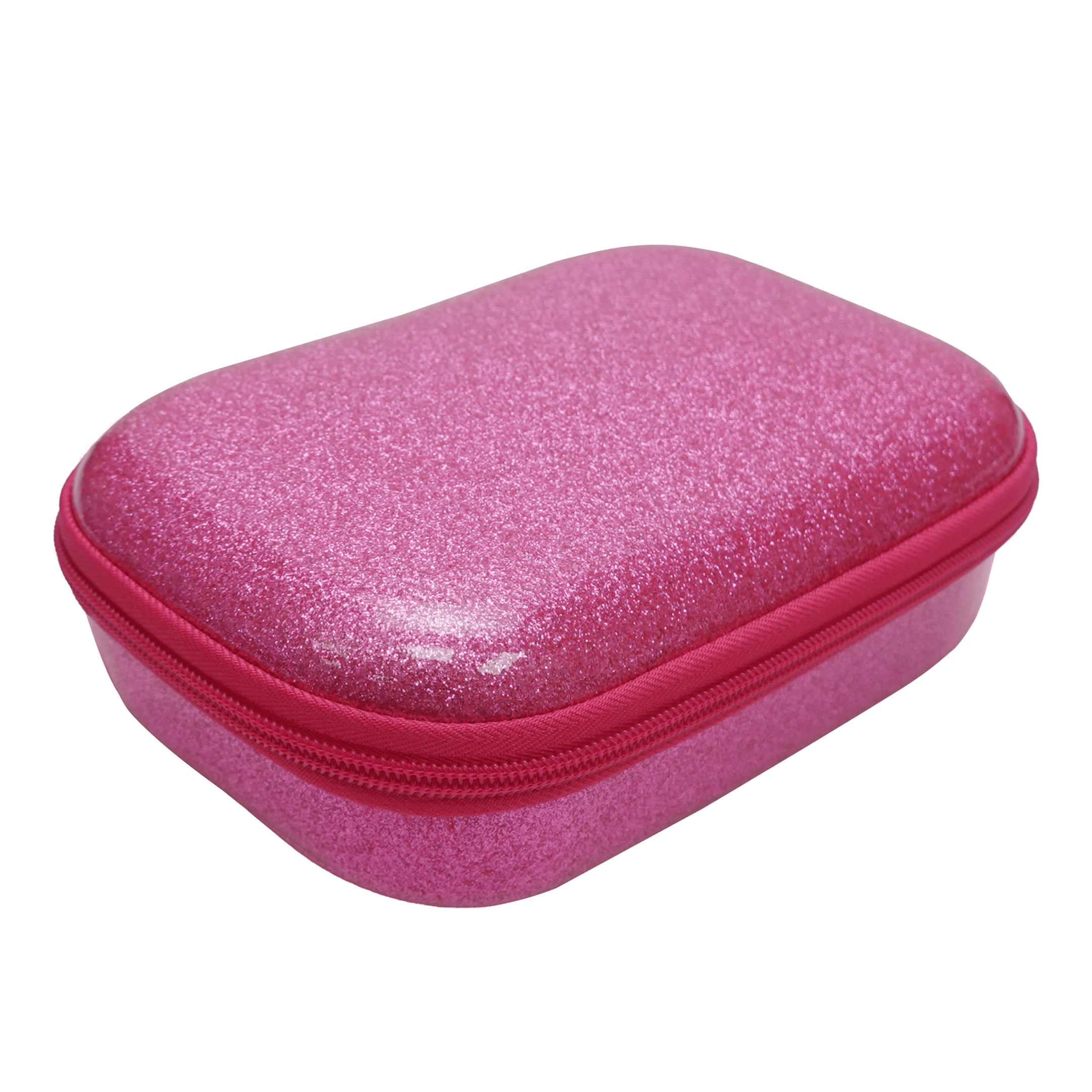 ZIPIT Pink Glitter Large Pencil Box for Girls, Elementary School Box