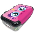 thumbnail image 1 of ZIPIT: Recycled Plastic Pencil Box - Pink Unicorn - Large Capacity Case, Character Stationery Organizer, School Supplies-Toy Holder, Snap Close, Kids, 1 of 10