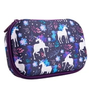 ZIPIT Unicorn Pencil Box | Large Capacity Organizer Pencil Case with Printed Design | Multi-Purpose, Machine Washable Case