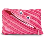 ZIPIT Wildlings Jumbo Pencil Case, Pink Pencil Pouch