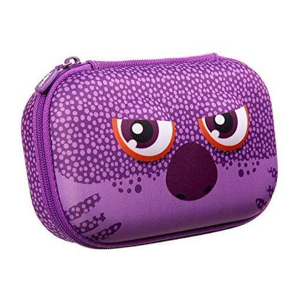 ZIPIT Wildlings Pencil Box | Large Capacity Pencil Case (Purple)
