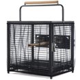 thumbnail image 2 of Conure Lovebird Carrier Portable Bird Travel Carrier - Small Bird Cage With Perch For Parrots, Conures & Lovebirds Portable Parrot Carrier 2 of 14