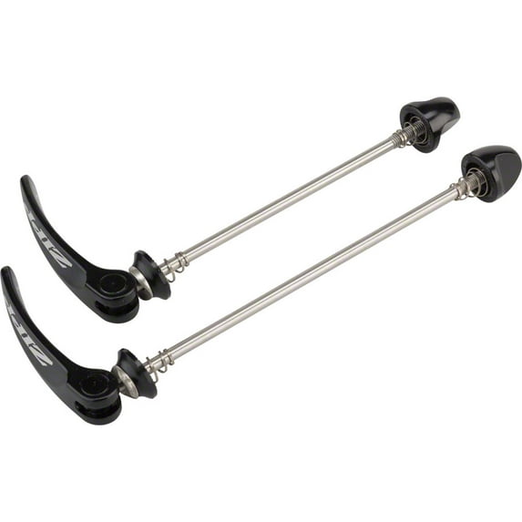 Zipp Tangente Quick Release Skewer Set - 100mm/130mm, Stainless Steel, Black With Silver Logo