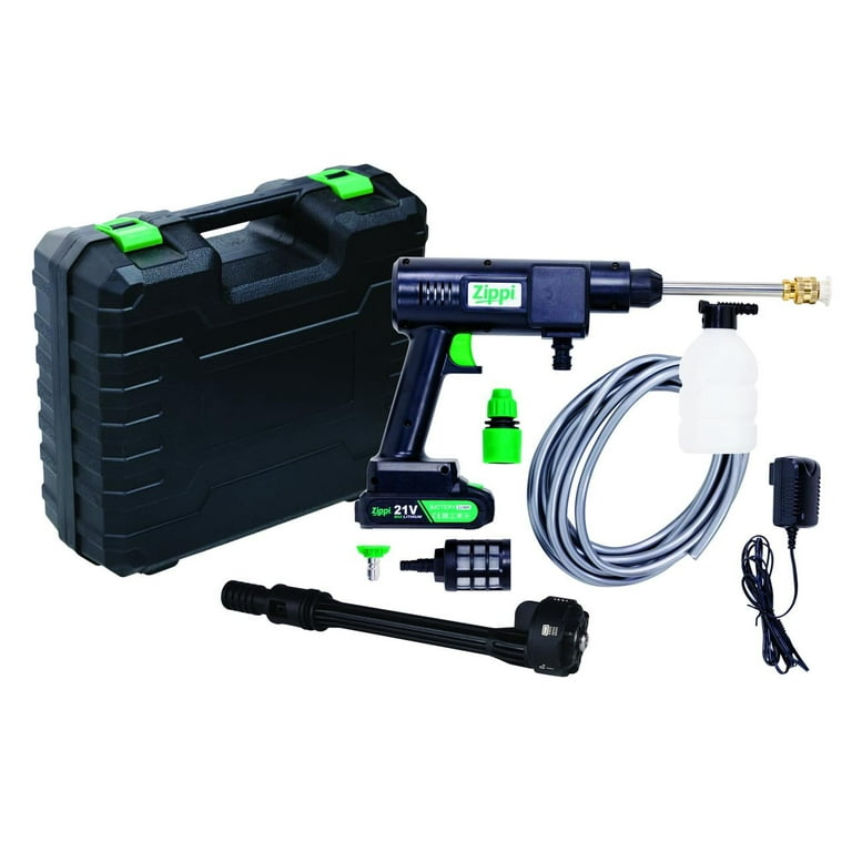 Zippi Hydro Cleaner Deluxe, High-Pressure Cleaning Gun, Foam Soap