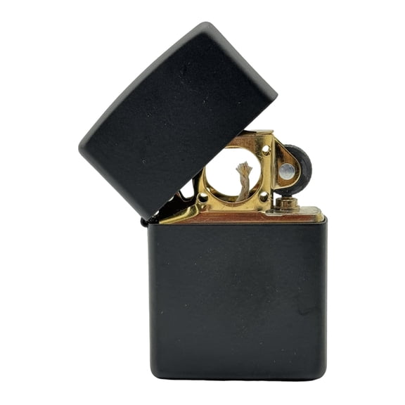 ZIPPO Classic Pipe Windproof Oil Lighter - Christmas, Halloween & Valentines Day Gift (M Black/Gold)