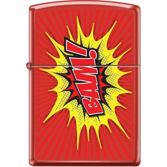 Pro-Cut ZIP-233CI407179 2024 Zippo Comic Bam Punch Red Matte Lighter