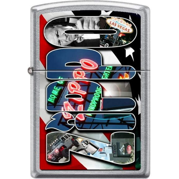 Pro-Cut ZIP-207CI414535 2024 Zippo Custom Logo Exposure Street Chrome Lighter