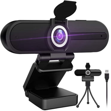 ZIQIAN 4K/8MP HD Webcam - Desk Top Camera/Gaming PC Camera/Pro Streaming Web Camera/ Xbox Camera/Webcam with Microphone with Privacy Cover and Tripod-Black