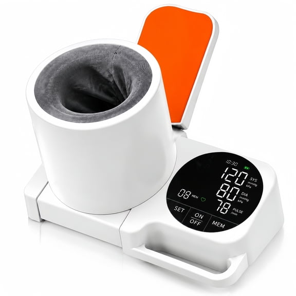 ZIQING Automatic Upper Arm Blood Pressure Monitor, 360 Surround Cuff, Large LED Screen, One-Touch Operation, for Home Use & Seniors