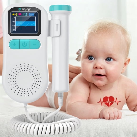 ZIQING Upgraded Smart Noise Reduction Childbirth Heart Rate Monitor - TX02