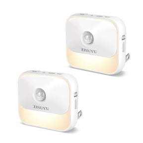 ZISUYU 2-Pack Dimmable Motion Sensor LED Night Lights for Adults & Kids