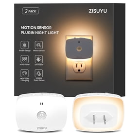ZISUYU 2-Pack Sleep Glow Backlit Motion Detectors LED Night Lights for Adults & Kids