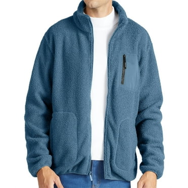 ZITY Men's Winter 220GSM Fleece Jackets with Pockets,Sizes Small to 3XL