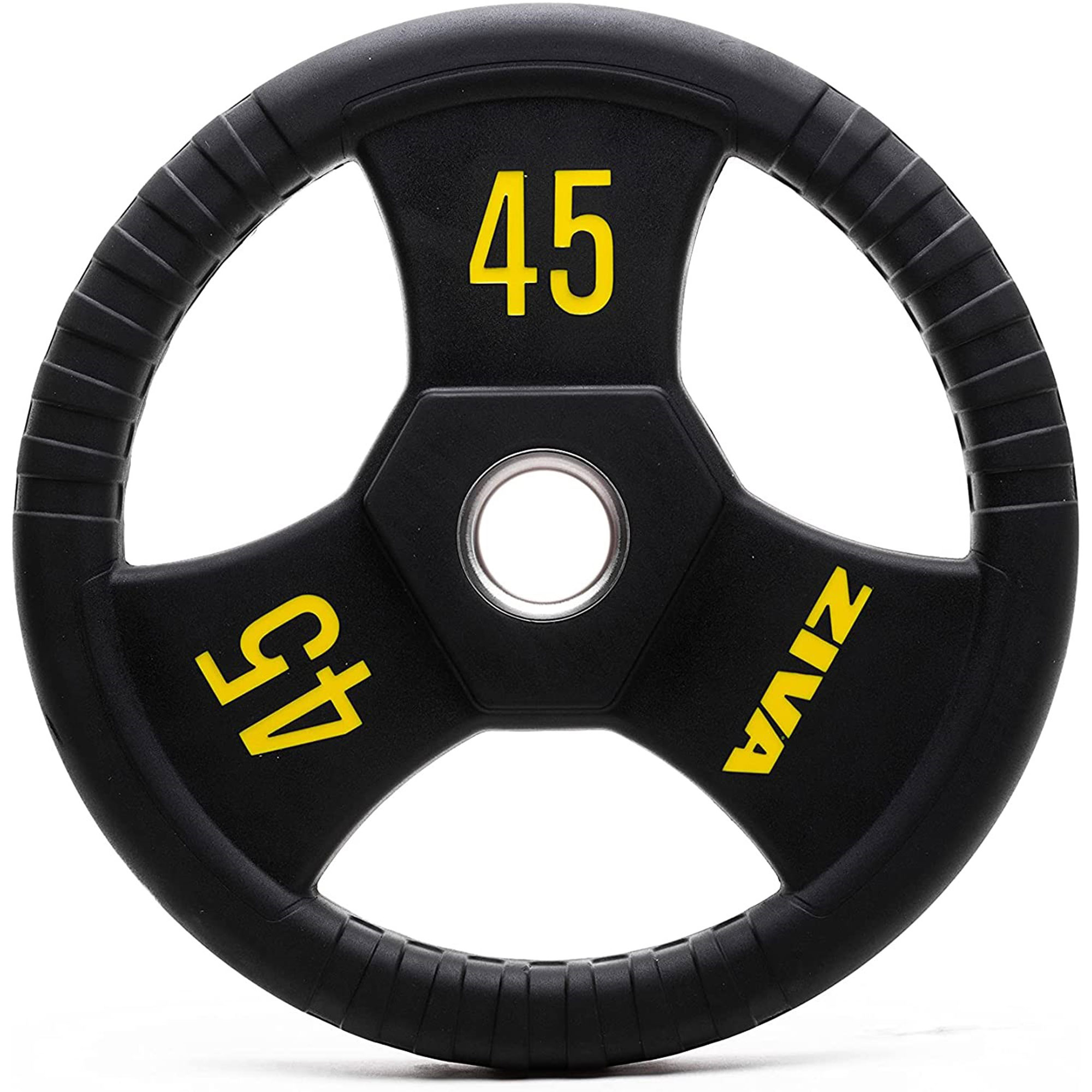 ZIVA Performance Rubber Disk Olympic Weight Plate for Strength Training