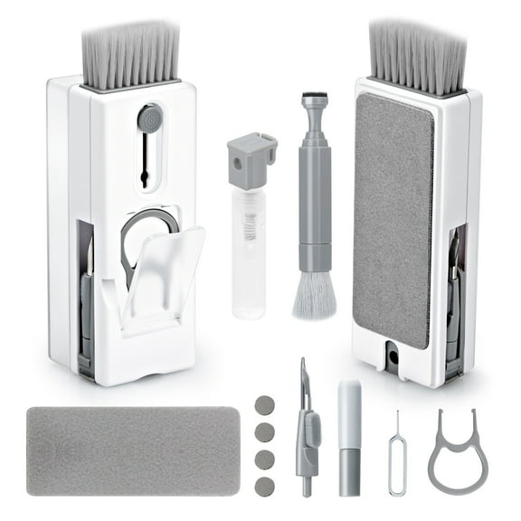 ZIVACATE 11-in-1 Electronic Cleaner Kit Laptop Keyboard Cleaner Kit for Airpods MacBook iPhone,Grey