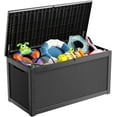 thumbnail image 1 of ZIVACATE 260 Gallon Indoor Outdoor Storage Boxes, Large Resin Deck Box for Patio Furniture, Lockable, 1 of 7