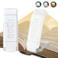 thumbnail image 1 of ZIVACATE Portable Clip-on LED Reading Light Book Light for Reading in Bed, 30/60 Mins Auto Timer,USB Rechargeable, Brightness Adjustable, White, 1 of 13