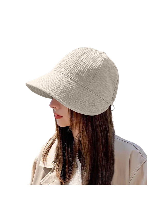 Beach Sun Hats for Women Wide Brim Summer Hat Foldable Packable Cap Going Out One Size