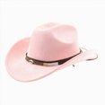 thumbnail image 1 of ZIXKCGDSE Cowboy Hat for Women and Men with Shapeable Wide Brim, Cowboy Hat Retro Hat Unisex Rolled up Cap One Size, 1 of 3