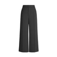 thumbnail image 1 of ZIXKCGDSE Dress Pants Women Wide Leg Work Pants Stretchy High Waist Business Casual Trousers Size XXL, 1 of 4