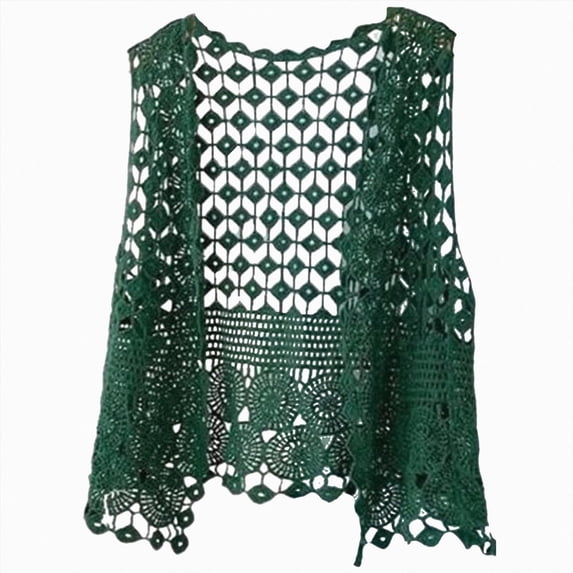 ZIXKCGDSE Lightweight Cardigans for Women Summer Vest Fashion Hollow Knitted Open Front Top Size One Size
