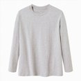thumbnail image 1 of ZIXKCGDSE Mens Shirt Casual Long Sleeves Crew Neck Pullover Tops Versatile Everyday Wear Size S, 1 of 5