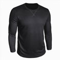 thumbnail image 1 of ZIXKCGDSE Shirts for Men Crew Neck Stretch Athletic T Shirts Lightweight Comfortable Gym Top Size XL, 1 of 4