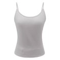 thumbnail image 1 of ZIXKCGDSE Tank Tops for Women Round Neck Adjustable Spaghetti Strap Sleeveless Summer Shirt Size XS, 1 of 3