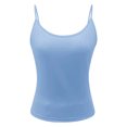 thumbnail image 1 of ZIXKCGDSE Tank Tops for Women Round Neck Adjustable Spaghetti Strap Sleeveless Summer Shirt Size XXL, 1 of 3