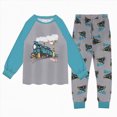 thumbnail image 1 of ZIXKCGDSE Toddler Baby Boy Clothing Sets Crewneck Long Sleeve Tops and Pants Kids 2pcs Outfits Size 8-9 Years, 1 of 4