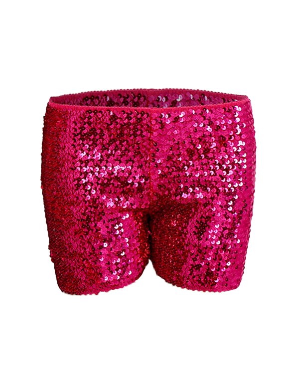 Women Sequins Shorts Low Waist Summer Bottoms Hot Pants Clubwear Fashion Clothing Size S