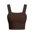 thumbnail image 1 of ZIXKCGDSE Women's Sports Bra Padded Spaghetti Straps Sleeveless Tank Top for Yoga Fitness Size L, 1 of 4