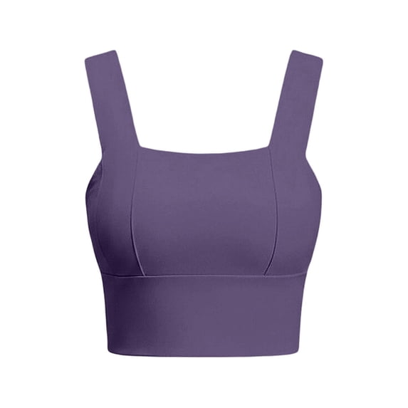 ZIXKCGDSE Women's Sports Bra Padded Spaghetti Straps Sleeveless Tank Top for Yoga Fitness Size XL