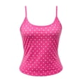 thumbnail image 1 of ZIXKCGDSE Womens Summer Tops Adjustable Spaghetti Strap Tank Top Going Out Trendy Crop Tops Size M, 1 of 3