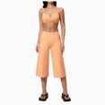 thumbnail image 1 of ZIXKCGDSE Workout Sets for Women Halter Sports Bra Matching Wide Leg Capri Pants Yoga Outfits Size XL, 1 of 4