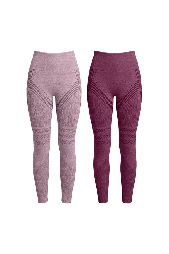 Yoga Pants Women 2 Pack High Waist Leggings Workout Gym Running Pants Going Out Size S