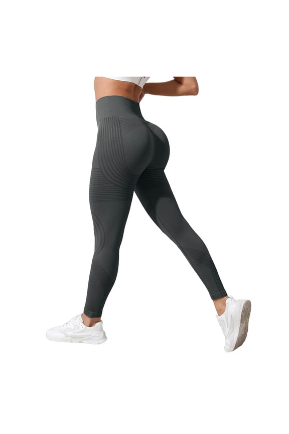 Yoga Pants Women High Waist Seamless Leggings Non See Through Workout Soft Pants Size S