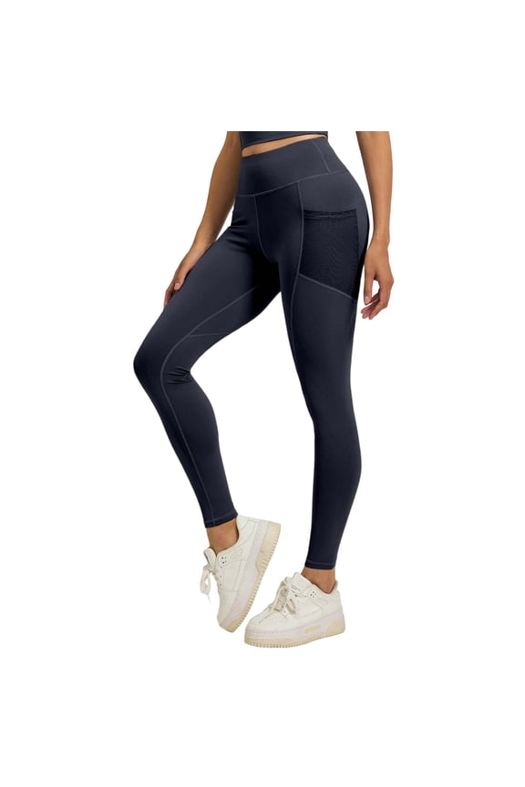 Yoga Pants with Pockets for Women High Waist Seamless Leggings Everyday Wear Size S