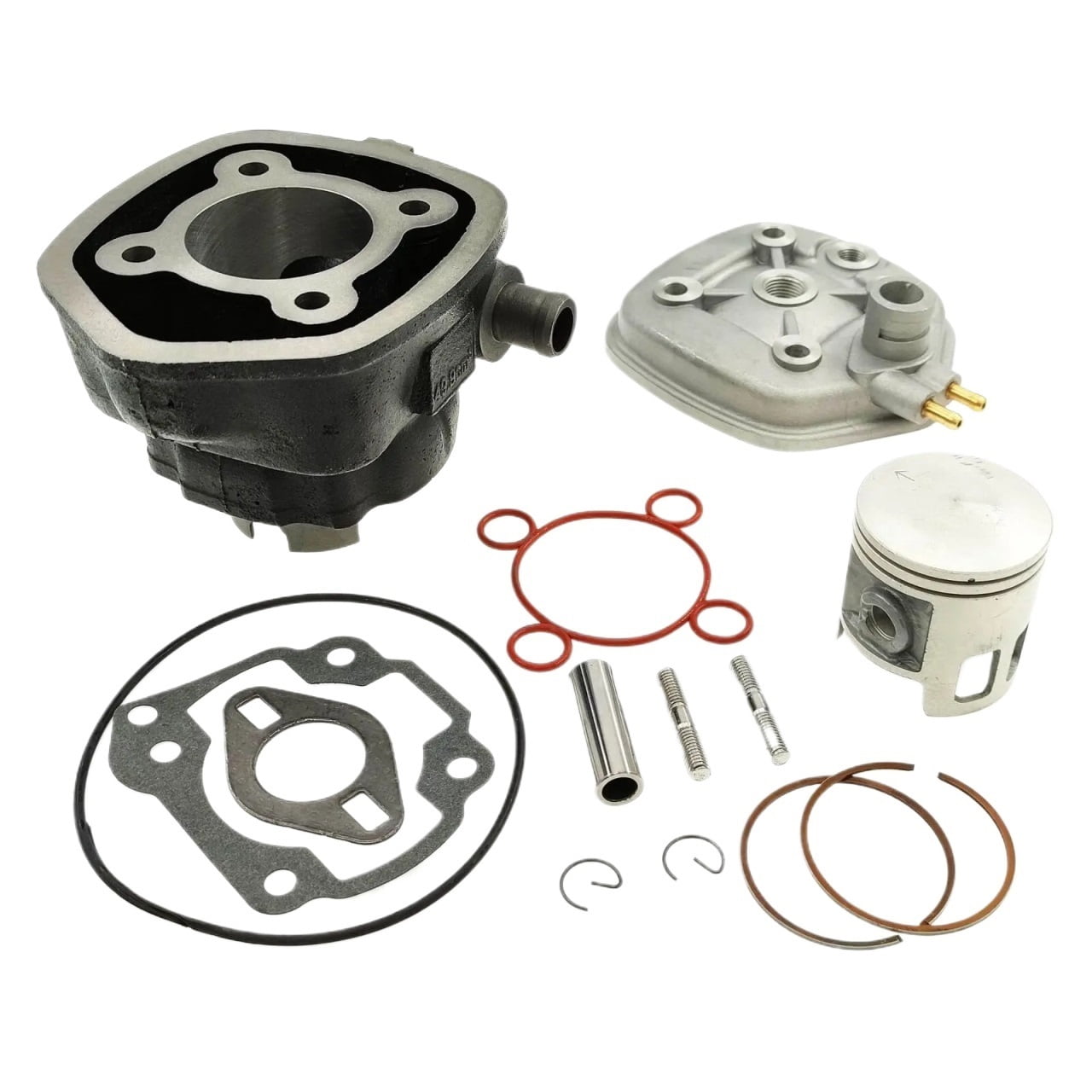 ZIXMJ 70cc 47mm Big Bore Cylinder Kit, Head, for Yamaha, for SR50, for MBK, for Aerox, for Naked II, for Jog, for RR, 2T, LC, Engine Parts