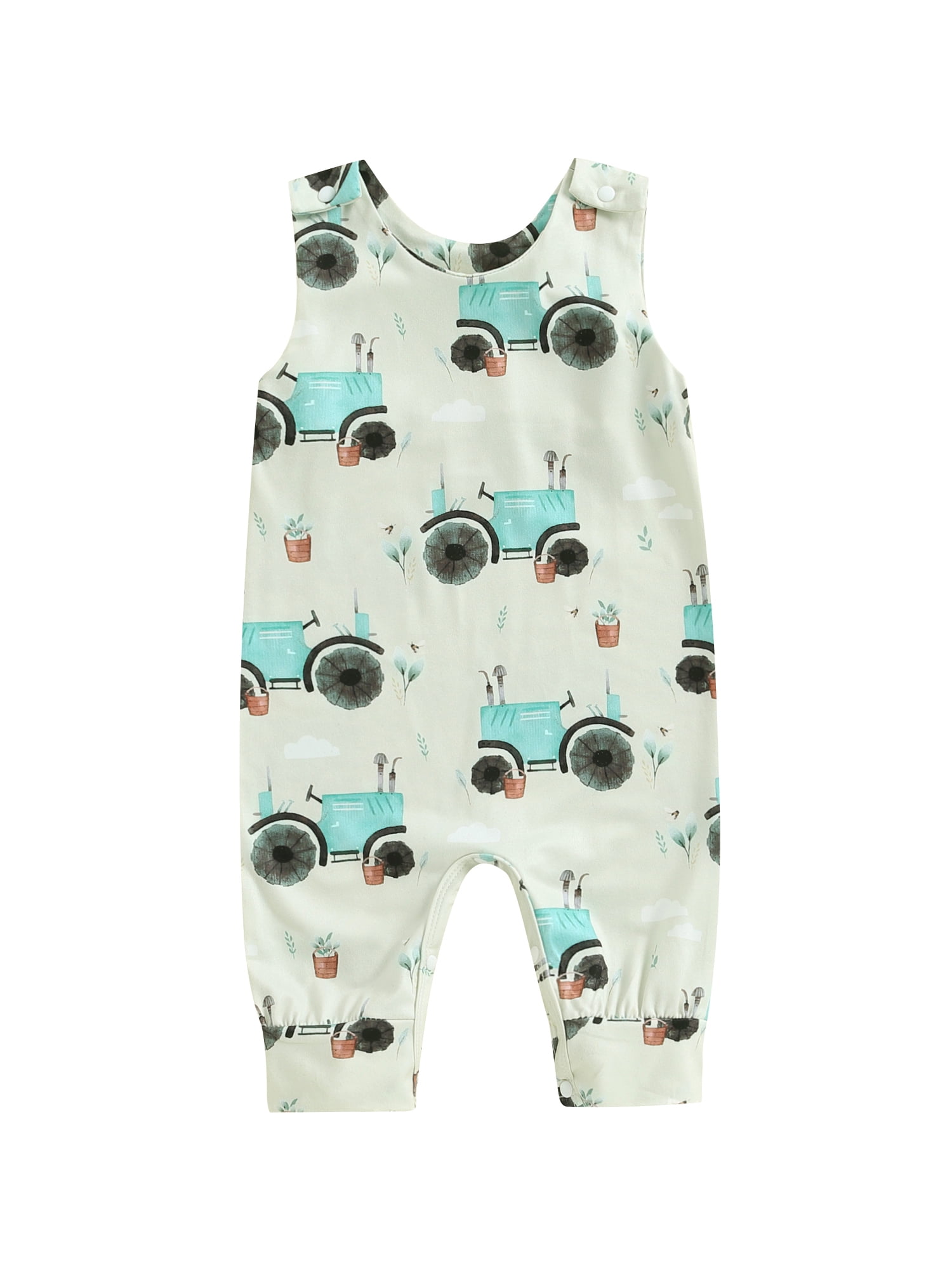 ZIYIXIN Infant Baby Boy Girl Romper Western Clothes Animal Print