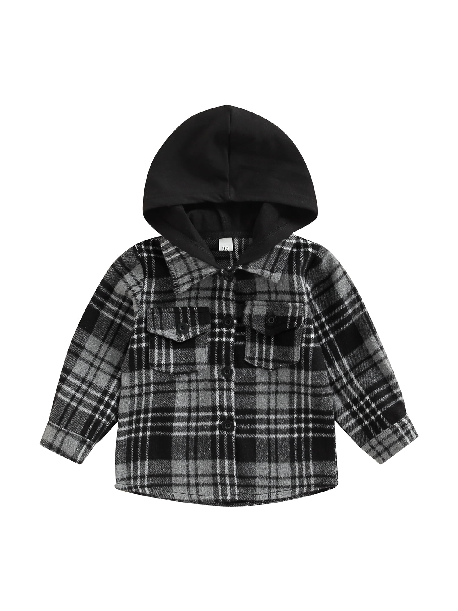 Veste Enfant The Children Place Grise, à Carreaux, Boutons - Taille 3T, Neuve