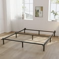 thumbnail image 1 of ZIYOO 9 inch Full Size Metal Bed Frame with Recessed Legs, Heavy Duty Bed Base, Easy Assembly, Noise-Free, 1 of 6