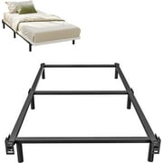 ZIYOO King Bed Frame  7 Inch King Size Bed Frame for Box Spring  Mattress Foundation with Heavy Duty  9-Leg Support  Noise-Free  Easy Assembly  Black