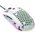 thumbnail image 1 of ZIYOU LANG M5 Honeycomb Ergonomic Design Optical Wired Gaming Mouse, White, 1 of 9