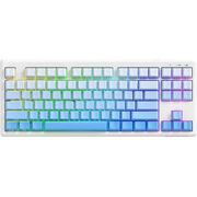 ZIYOU LANG M87V2 Wireless Keyboard, 80% TKL Creamy Keyboard, Low Profile Quiet Typing, Side-Printed PBT Keycaps, RGB Backlit, Blue