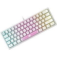 thumbnail image 1 of ZIYOULANG K61 60% Gaming Keyboard, Compact RGB Chroma Backlit Wired Mechanical Feel Membrane Keyboard, Waterproof, for PS4 XBOX PC Laptop Mac, 1 of 9